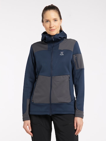 Haglöfs Athletic Fleece Jacket 'Astral' in Blue: front