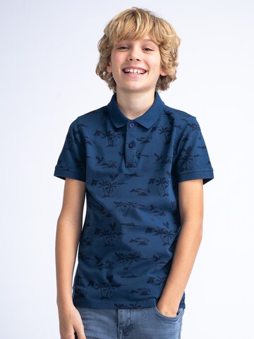 Petrol Industries Shirt 'Paradiso' in Blauw: voorkant