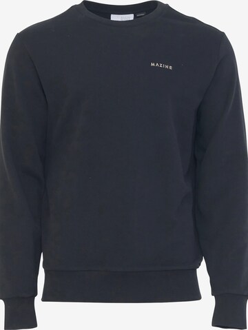 mazine Sweatshirt ' Barrow Sweater ' in Black: front