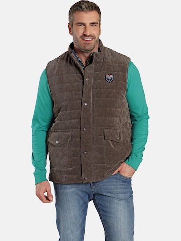 Charles Colby Vest in Brown: front