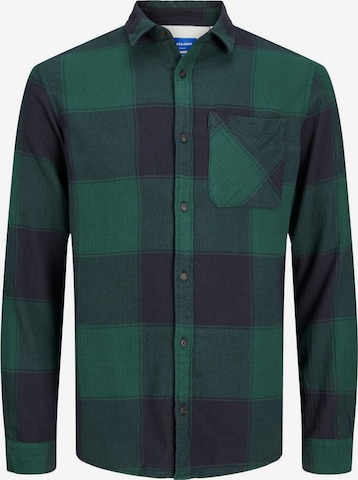 JACK & JONES Button Up Shirt 'Owen' in Green: front