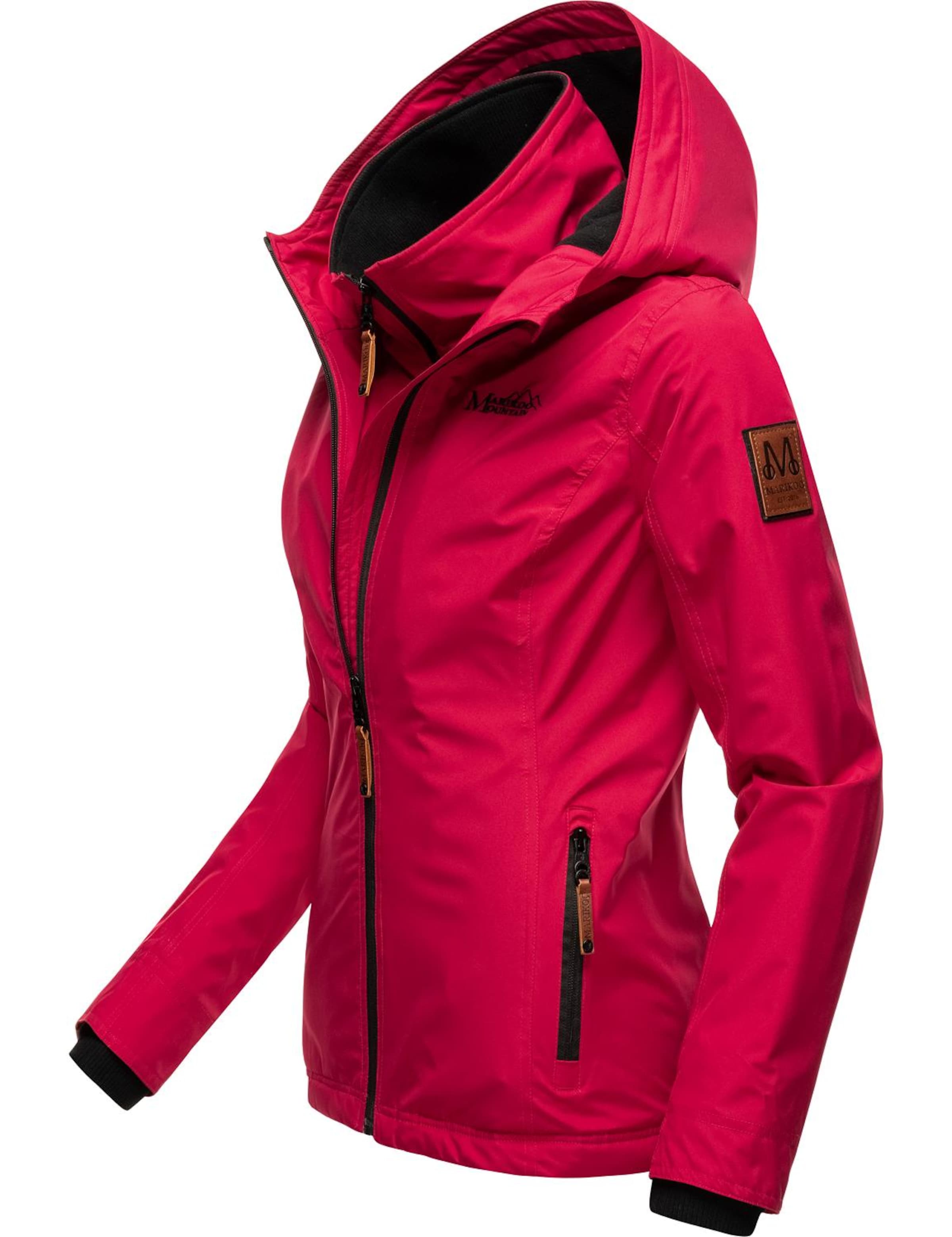 MARIKOO Λειτουργικό μπουφάν 'Erdbeere' σε κόκκινο