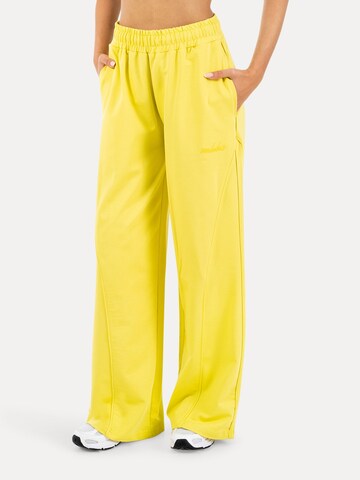 Smilodox Loosefit Broek in Geel