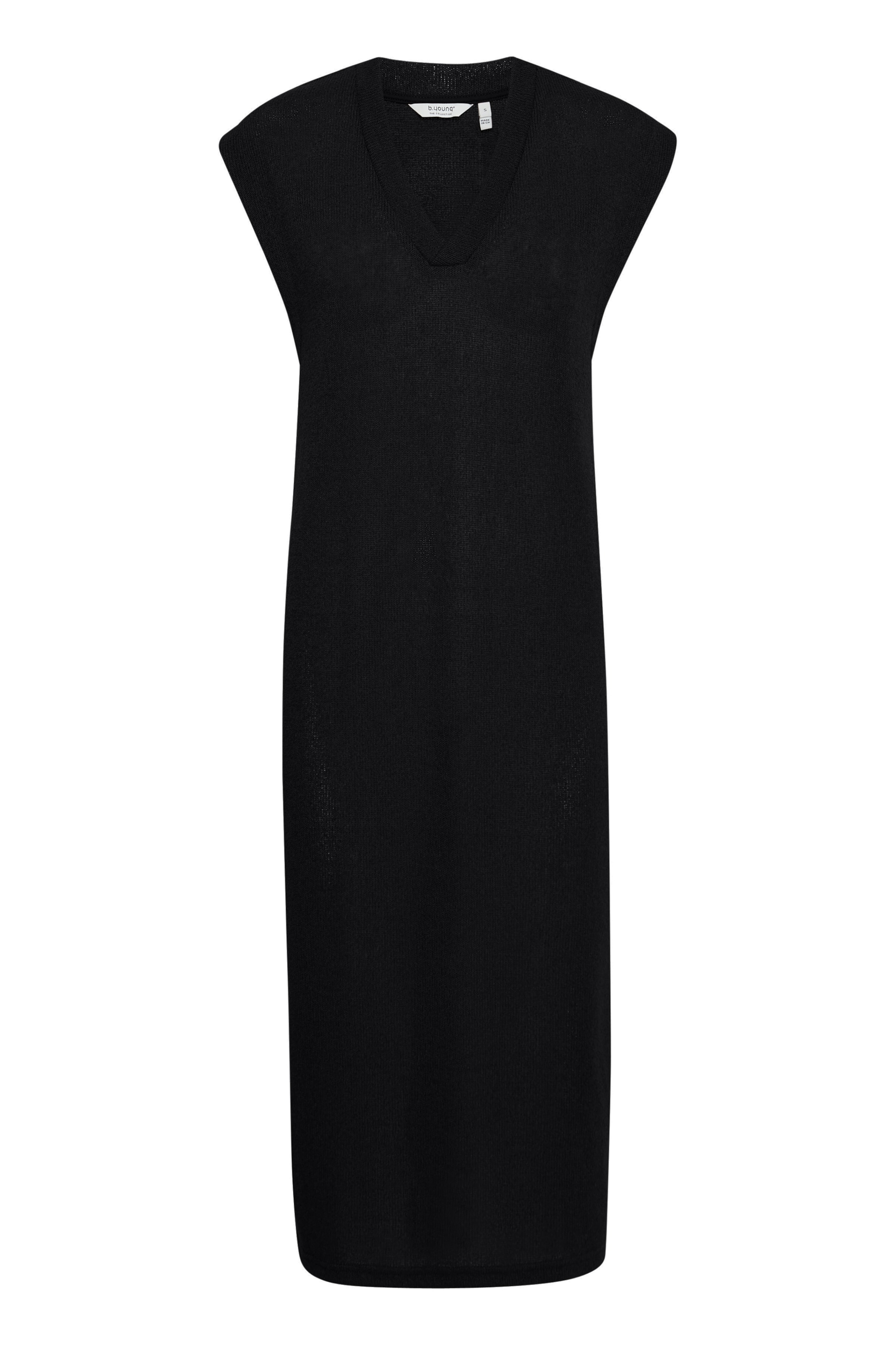 b.young Strickkleid in schwarz, Produktansicht