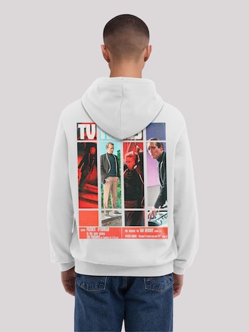 Sweat-shirt 'TV Times Patrick McGoohan The Prisoner 1967 Cover' F4NT4STIC en blanc