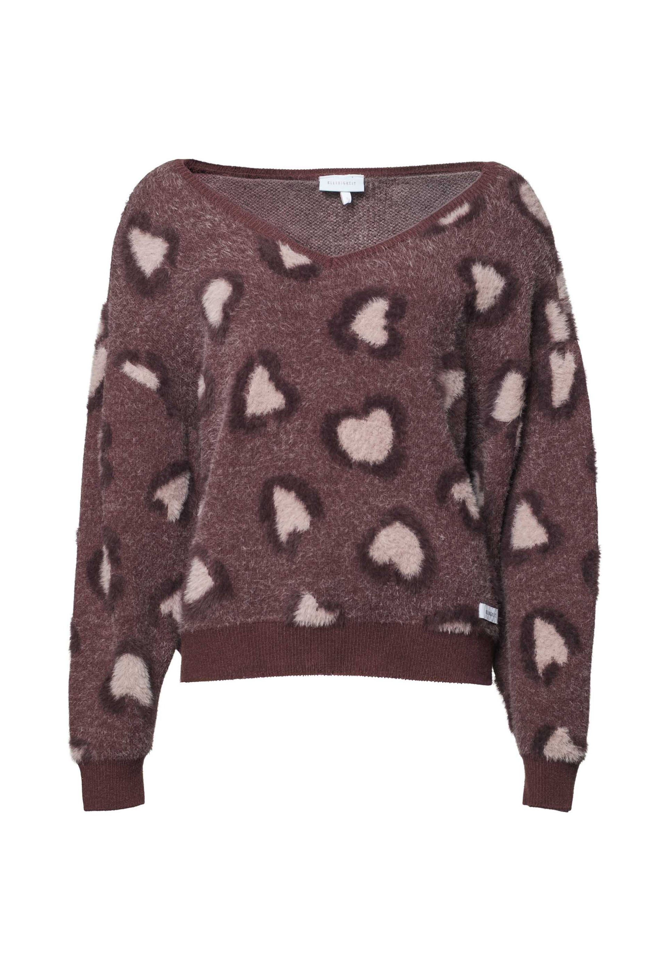Kleinigkeit Sweater 'Wild Love' in Red: front