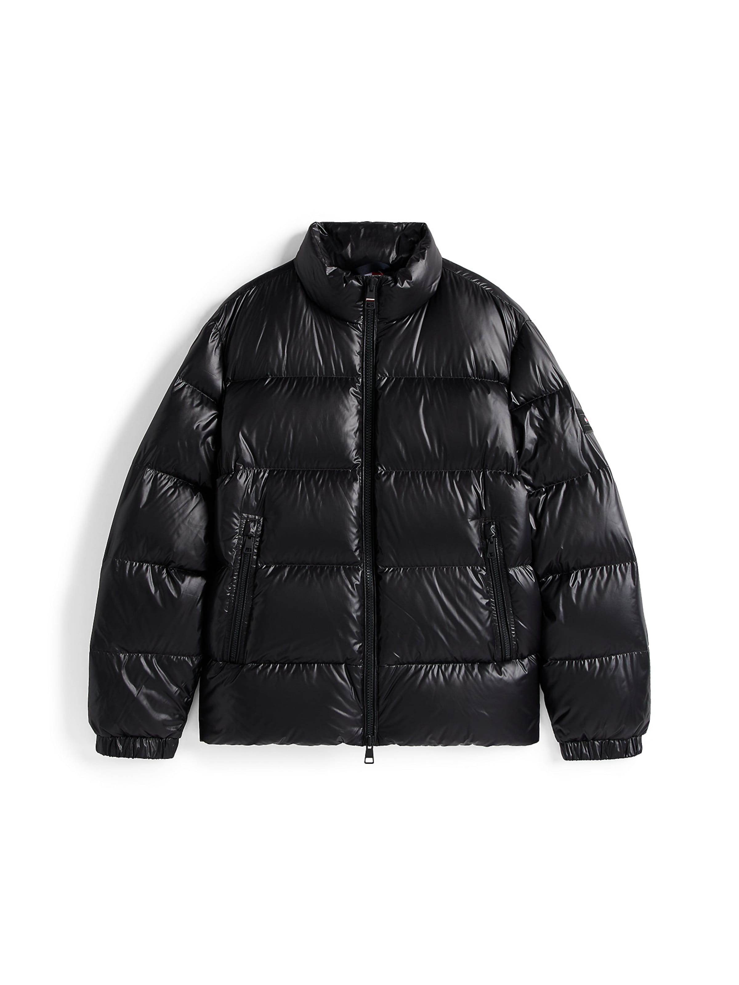 TOMMY HILFIGER Winter jacket in Black: front