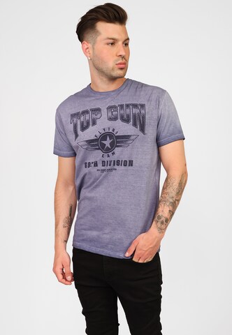 TOP GUN Shirt in Purple: front
