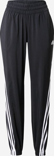 ADIDAS SPORTSWEAR Pantalon de sport en noir / blanc, Vue avec produit