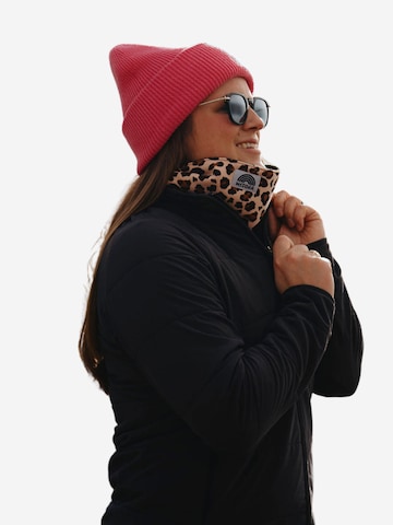 WESORA GmbH Loop scarf 'Printed Neckwarmer Fleece + UV-Schutz' in Beige
