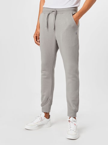 G-Star RAW Tapered Broek 'Premium core' in Grijs: voorkant