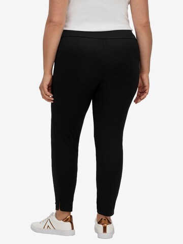 SHEEGO Skinny Leggings in Schwarz