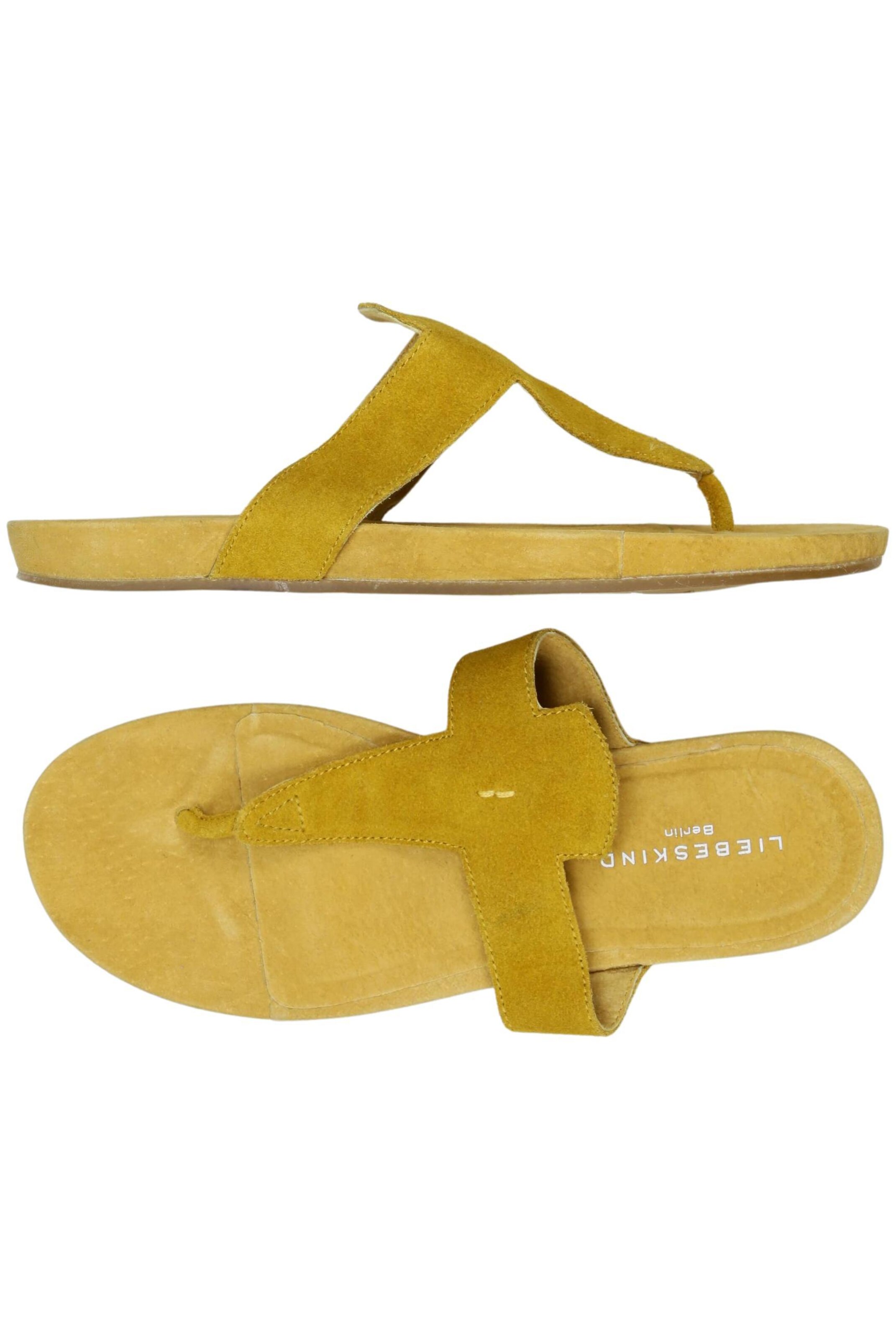 Liebeskind Berlin Sandalen 39 in Gelb: Vorderseite