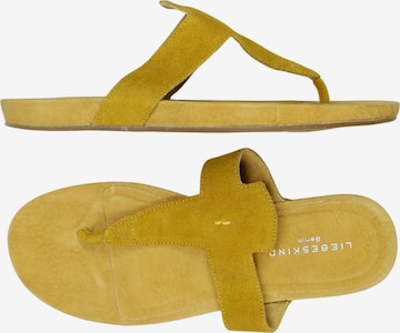 Liebeskind Berlin Sandalen 39 in Gelb: Vorderseite