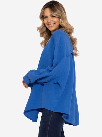 SASSYCLASSY Bluse in Blau