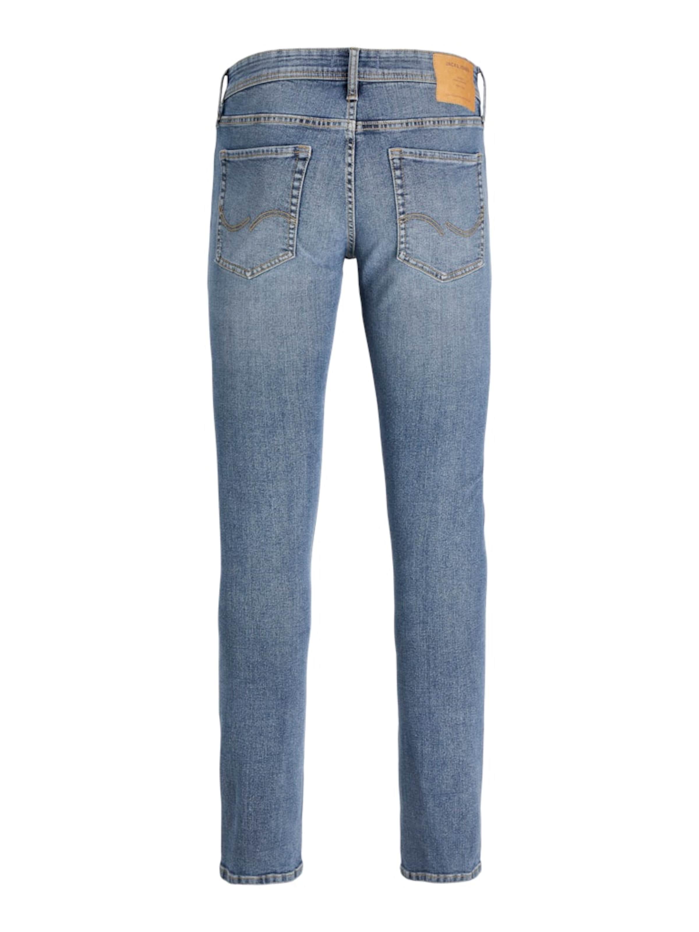 JACK & JONES Slimfit Jeansy 'JJIGlenn' w kolorze niebieski