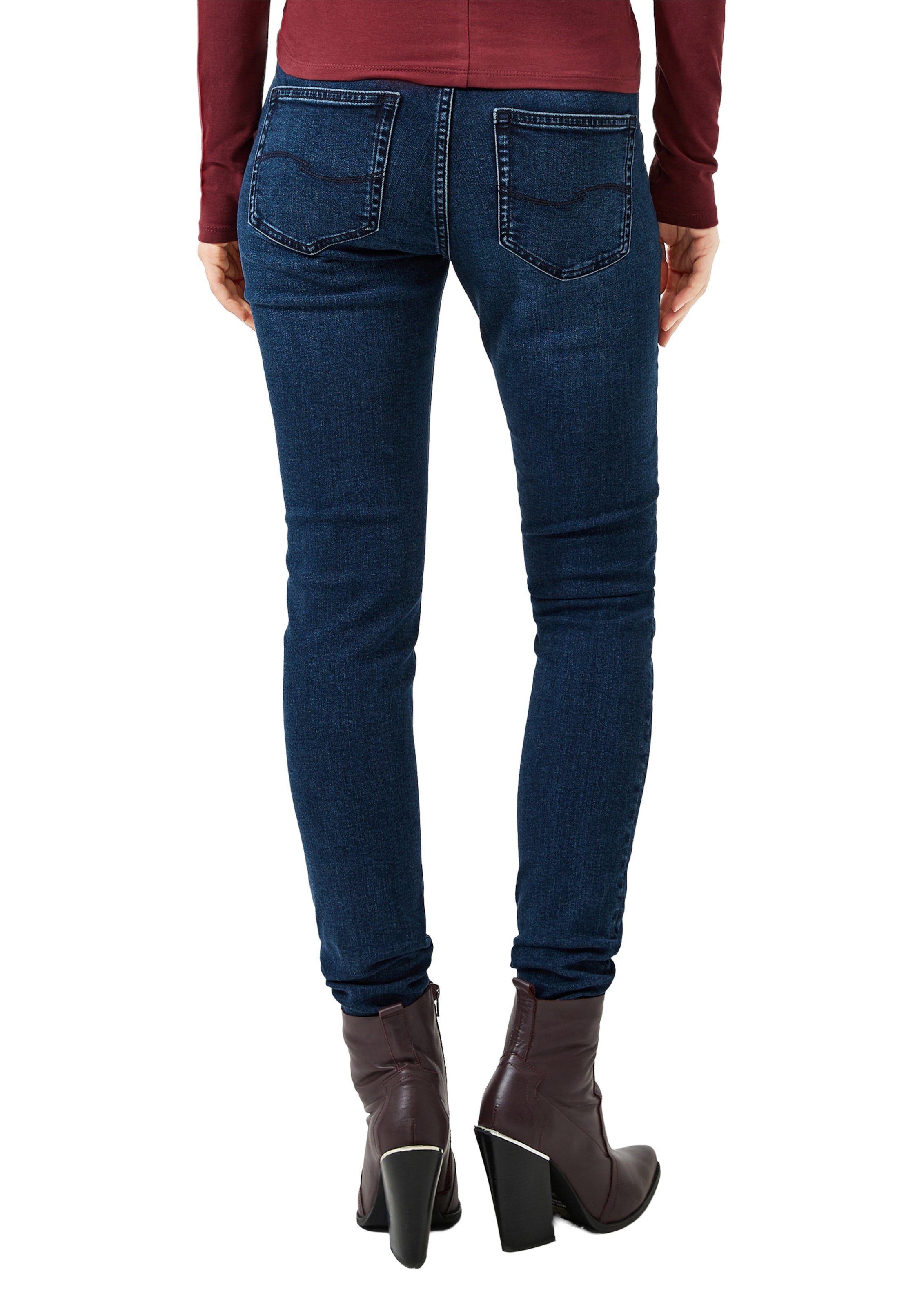 Skinny Jean 'Sadie' QS en bleu