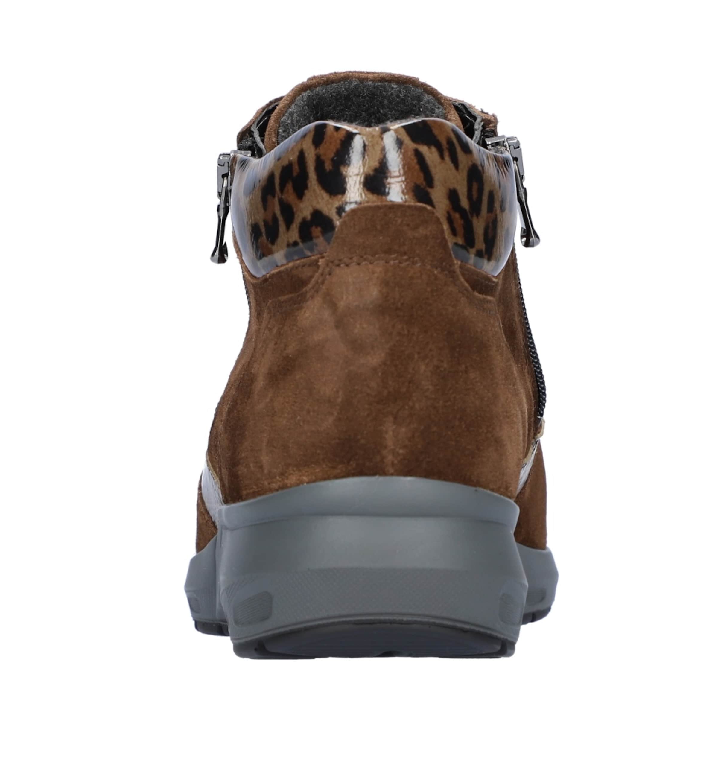 WALDLÄUFER Lace-Up Ankle Boots in Brown