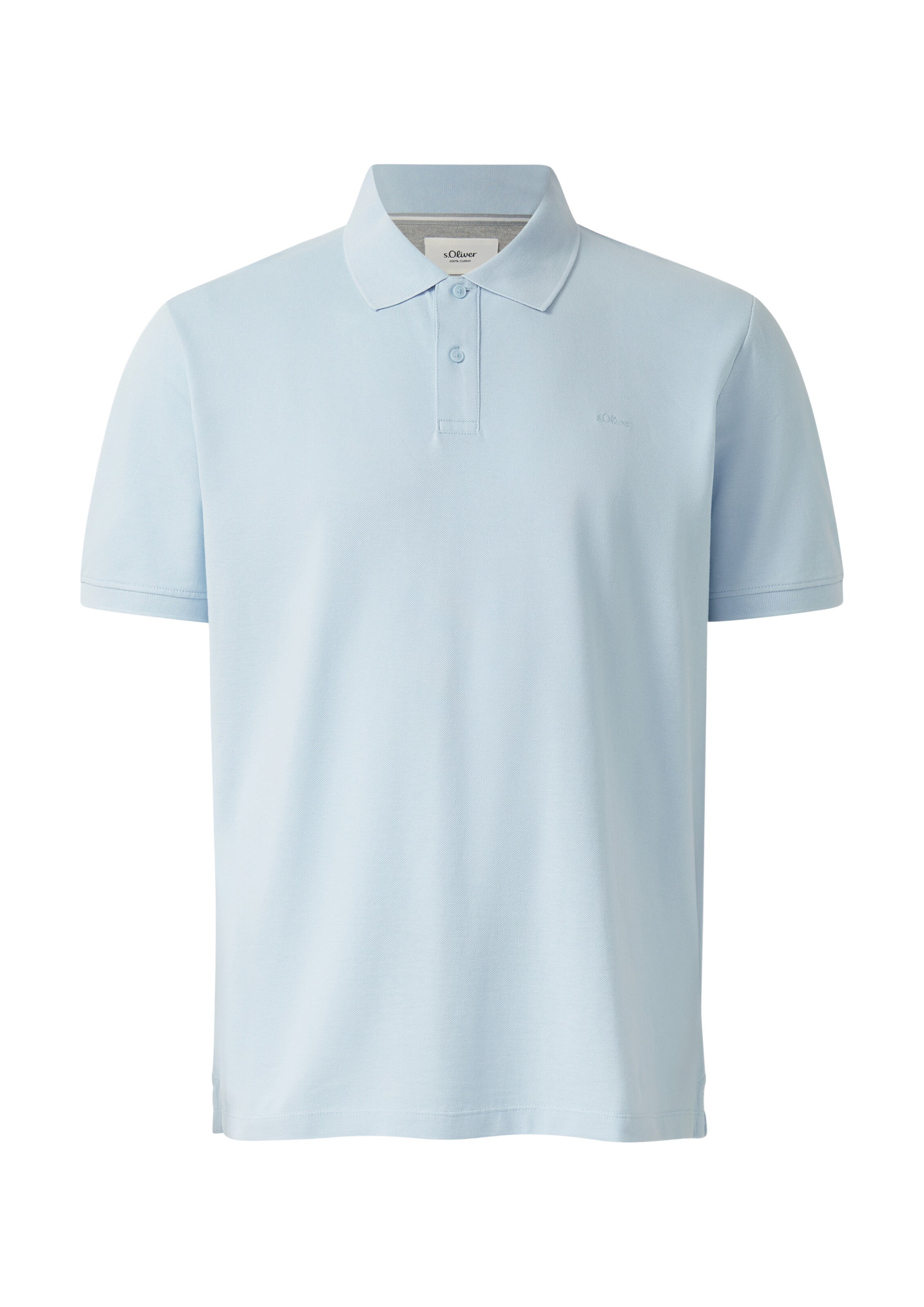 s.Oliver Polo-Shirt in hellblau, Produktansicht