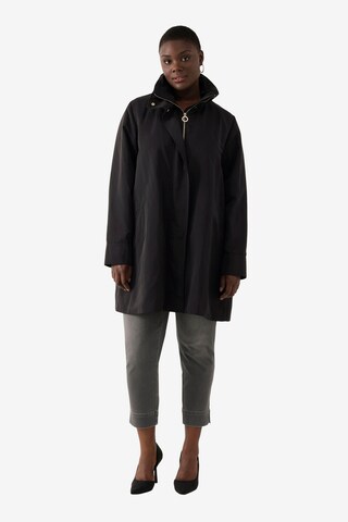 Ulla Popken Between-Seasons Parka in Black