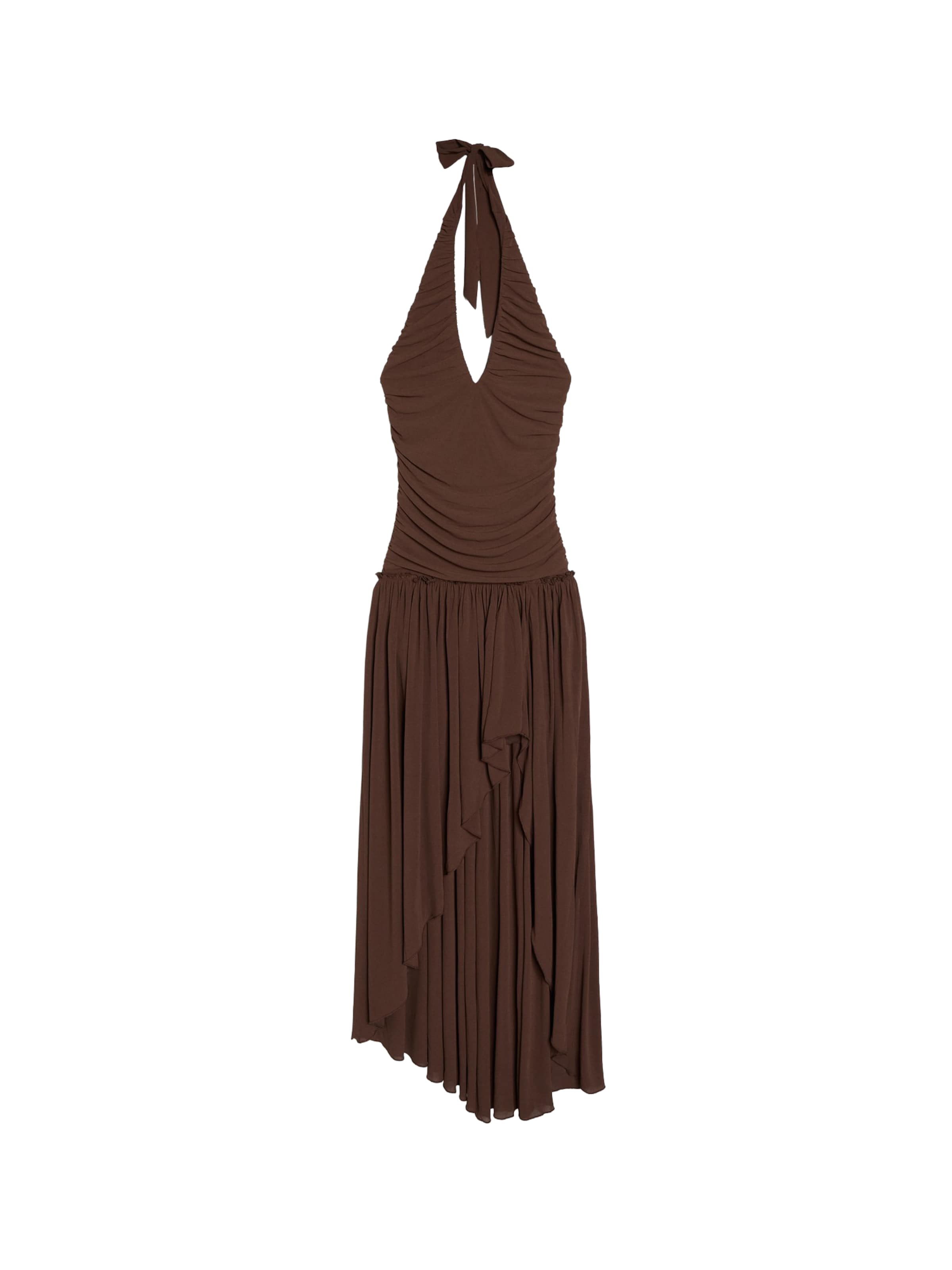 Bershka Kleid in Braun: Vorderseite
