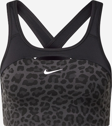 Soutien-gorge de sport NIKE en gris : devant