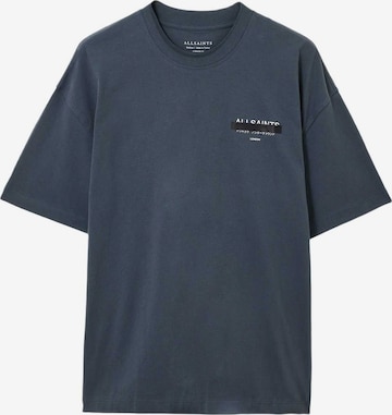 AllSaints Μπλουζάκι 'REDACT' σε μπλε: μπροστά