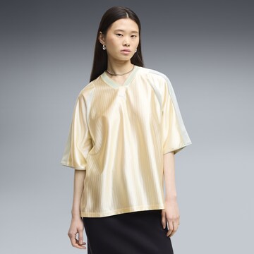 PUMA Shirt 'T7 ' in Geel: voorkant