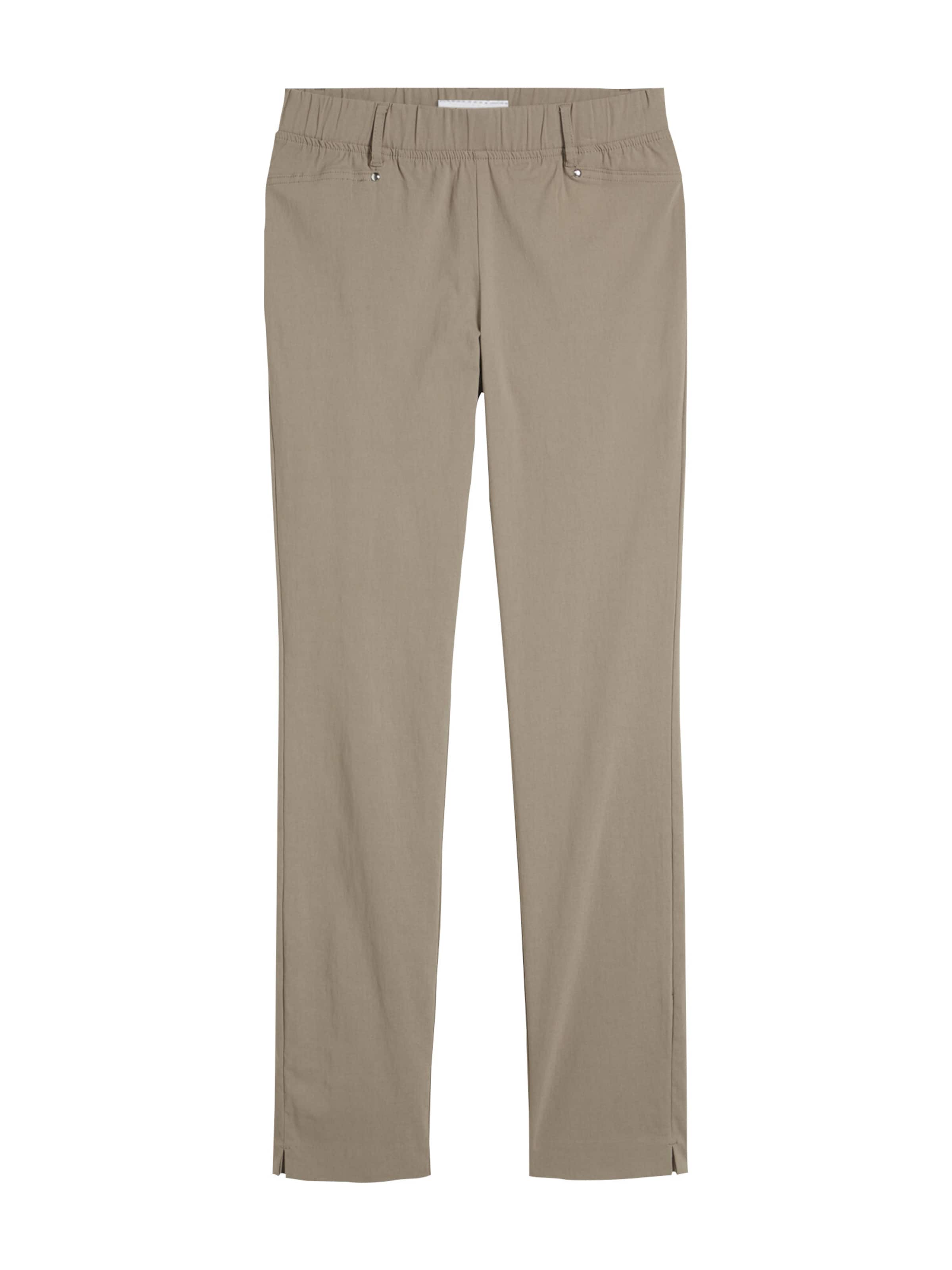 bonprix Slimfit Hose in Beige: Vorderseite