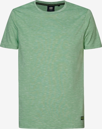 Petrol Industries T-shirt 'Classic' i grön: framsida