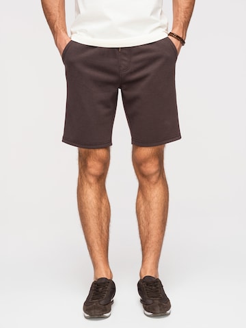 Ombre Regular Pants in Brown: front