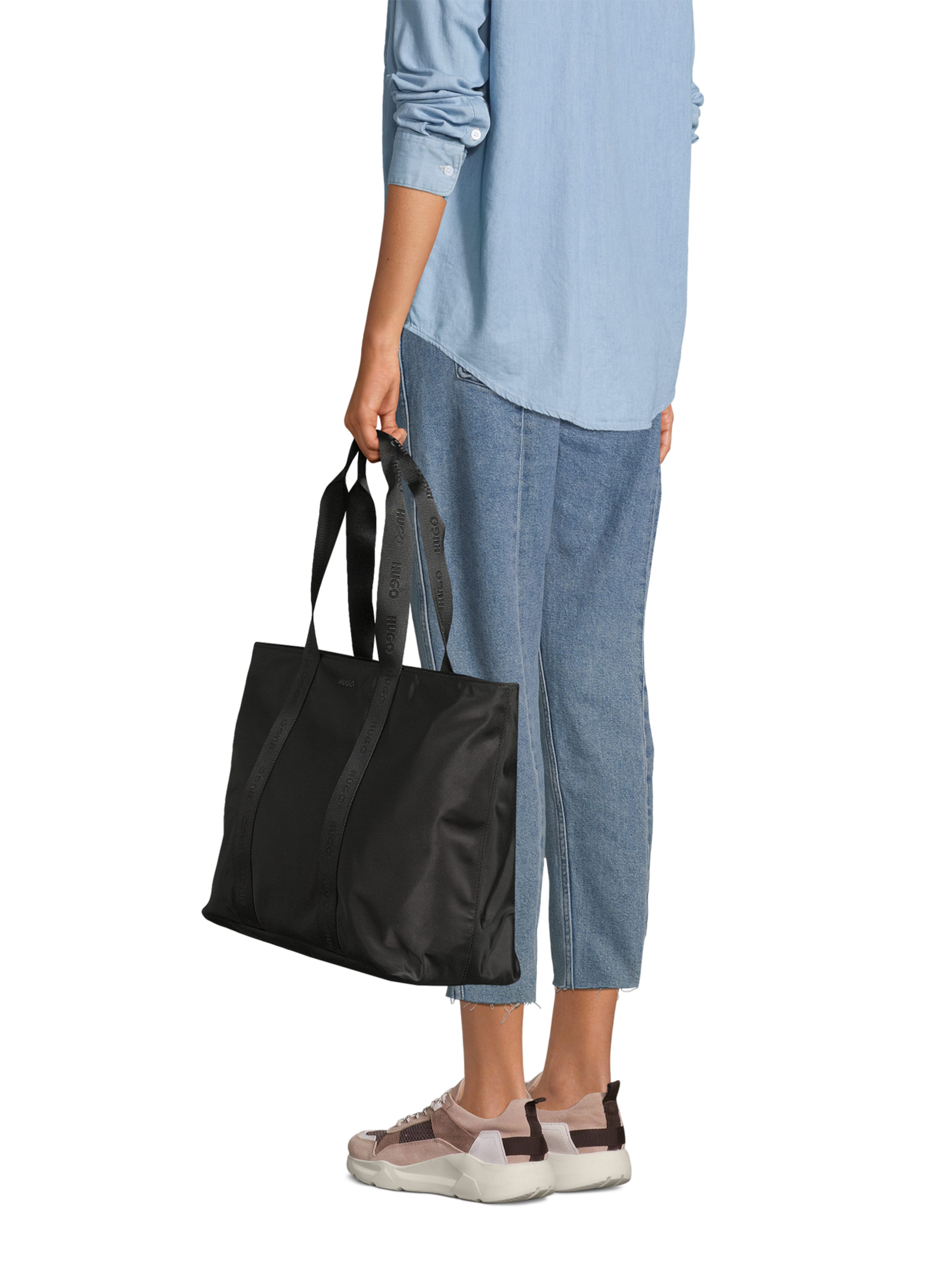 HUGO Shopper 'Bel' in Schwarz