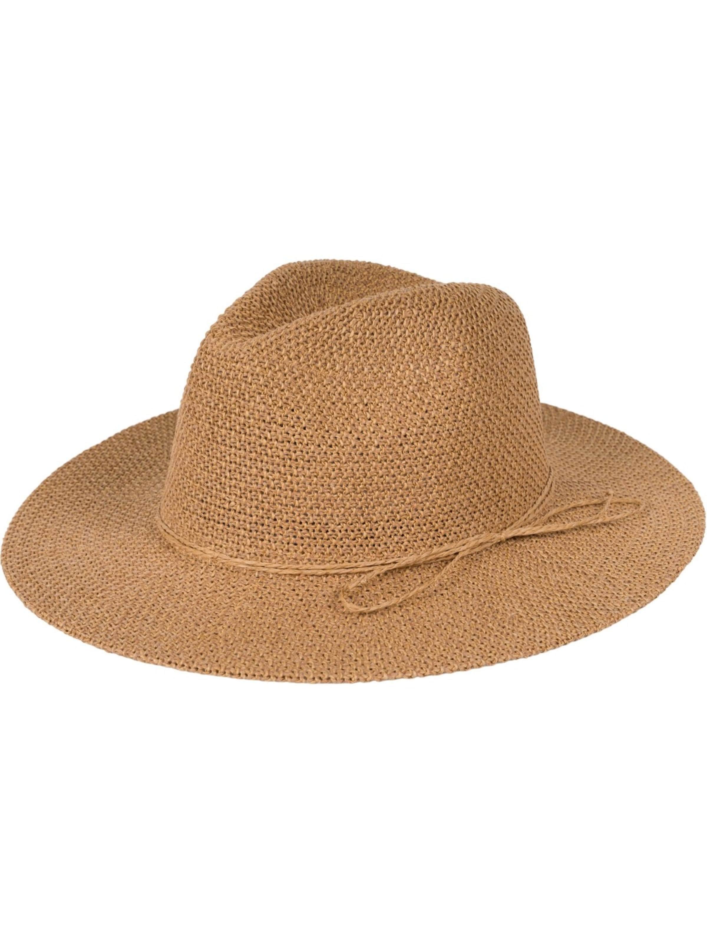 styleBREAKER Hat 'Panama Strohhut' in Brown: front