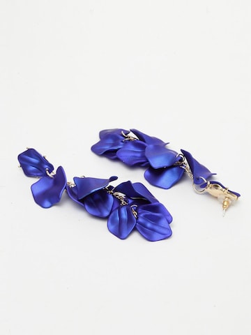 Boucles d'oreilles 'Joanna' AVANT-GARDE PARIS en bleu