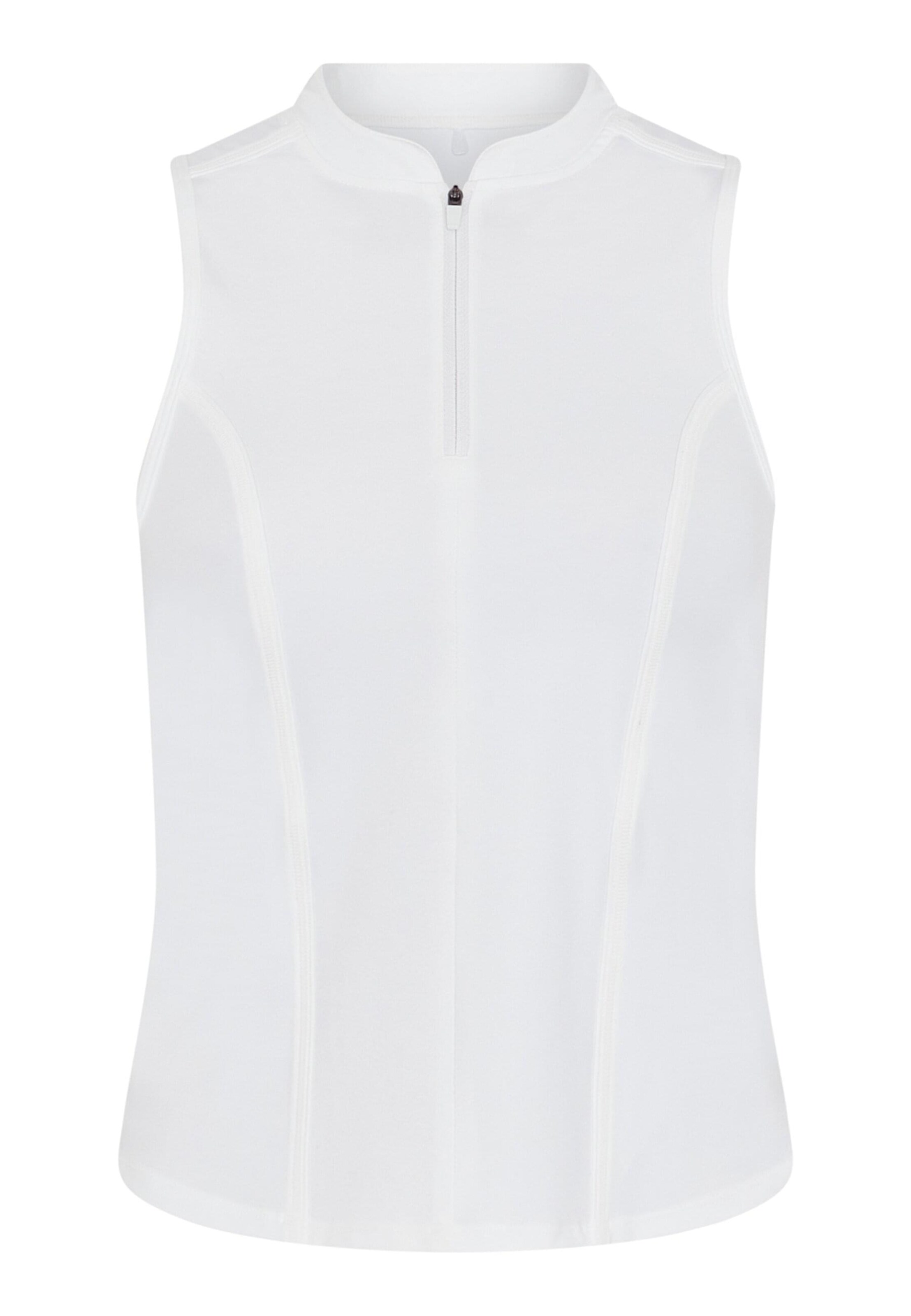 Born Living Yoga Functioneel shirt 'Soleil' in Wit: voorkant