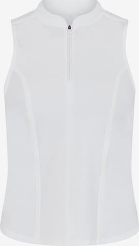 Born Living Yoga Functioneel shirt 'Soleil' in Wit: voorkant