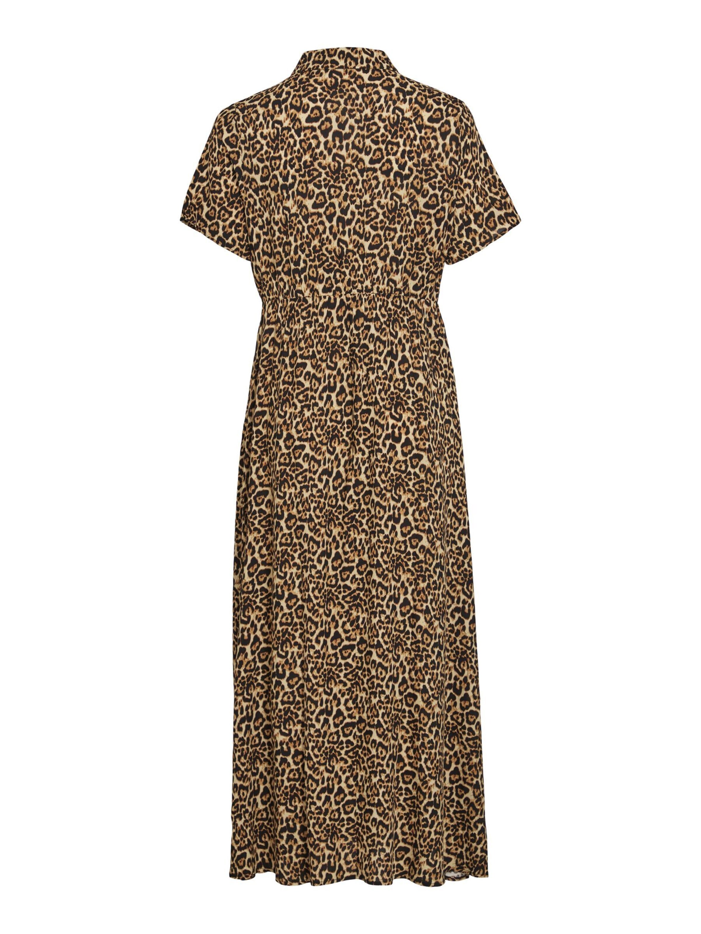 VILA - Vestido camisero en beige