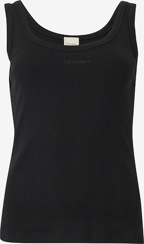 Calvin Klein Топ в черно: отпред