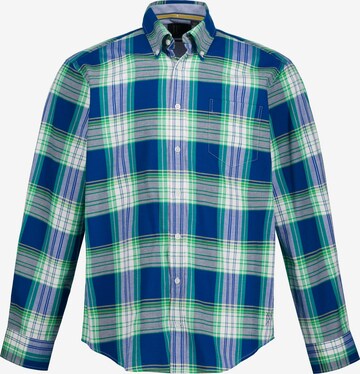 JP1880 Comfort fit Button Up Shirt in Blue: front