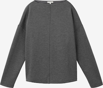 TOM TAILOR Sweatshirt in Grey: front