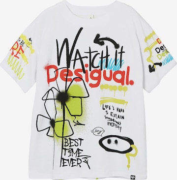 Desigual Shirt in Wit: voorkant