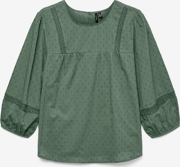 Chemisier 'VMTRINE' VERO MODA en vert : devant