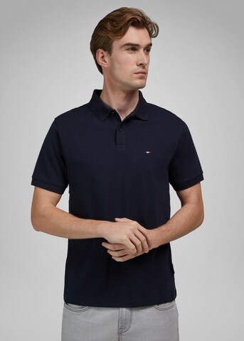 HECHTER PARIS Shirt 'POLO PIQUE' in Blue: front