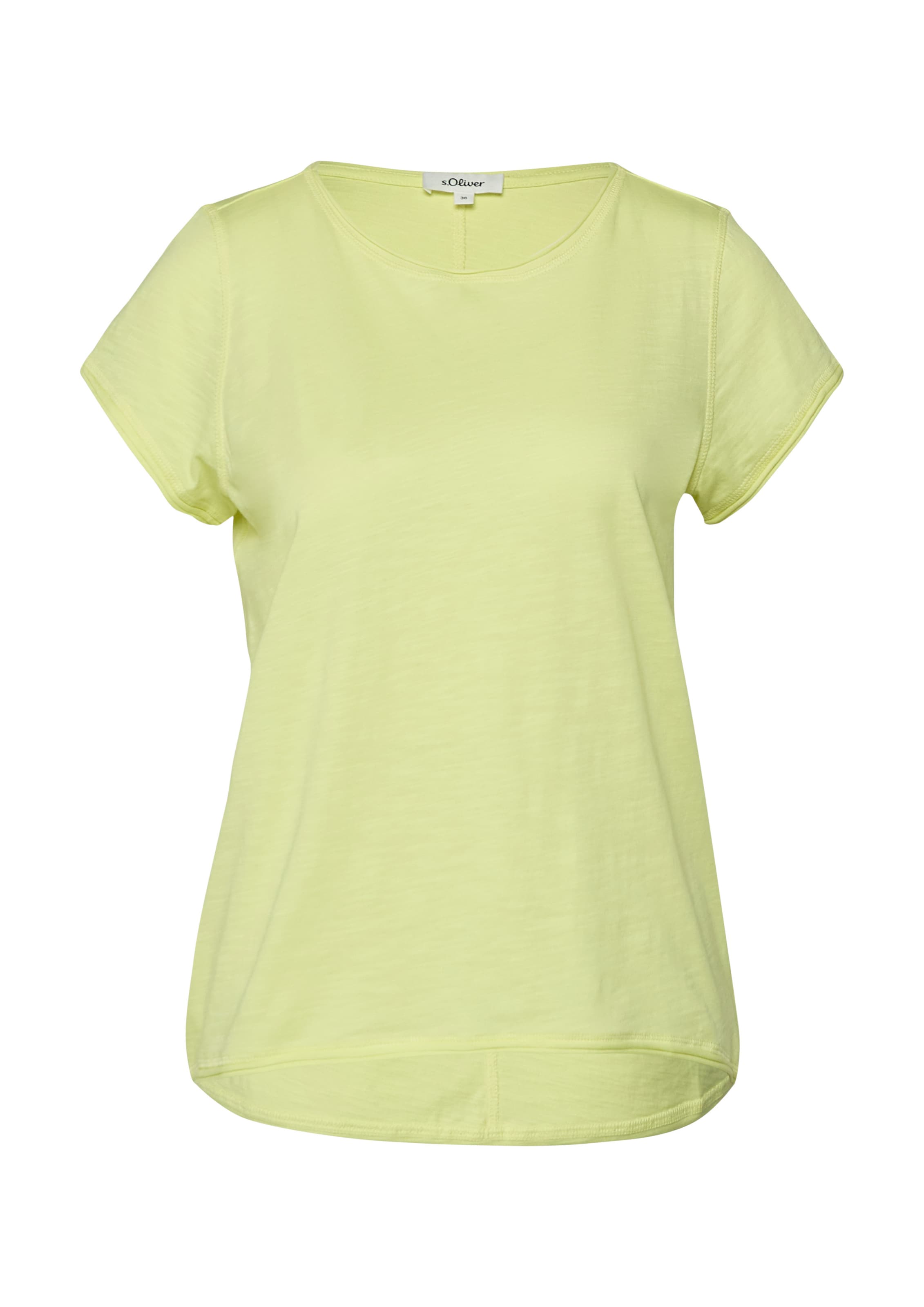 T-shirt s.Oliver en jaune : devant