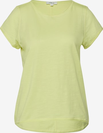 T-shirt s.Oliver en jaune : devant