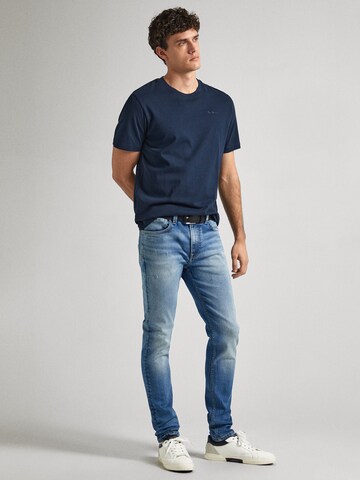 Skinny Jean Pepe Jeans en bleu