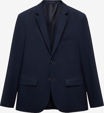 Coupe regular Veste de costume 'Paris' MANGO MAN en bleu : devant