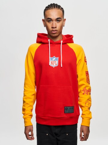 Recovered Sweatshirt 'NFL Chiefs 1993' in Gelb: Vorderseite