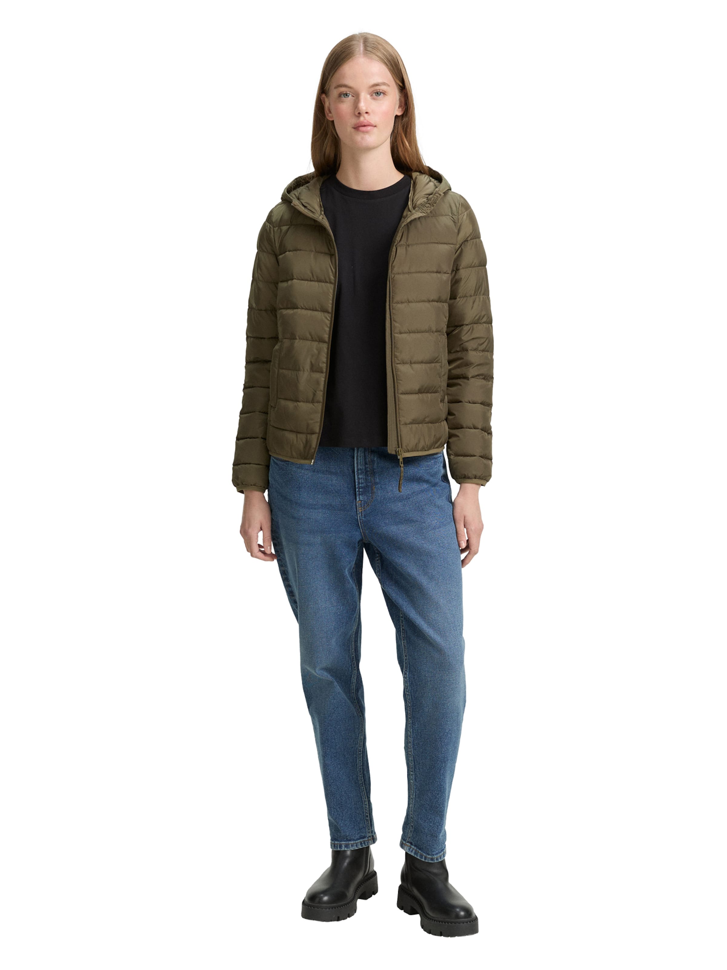 TOM TAILOR DENIM Övergångsjacka i grön