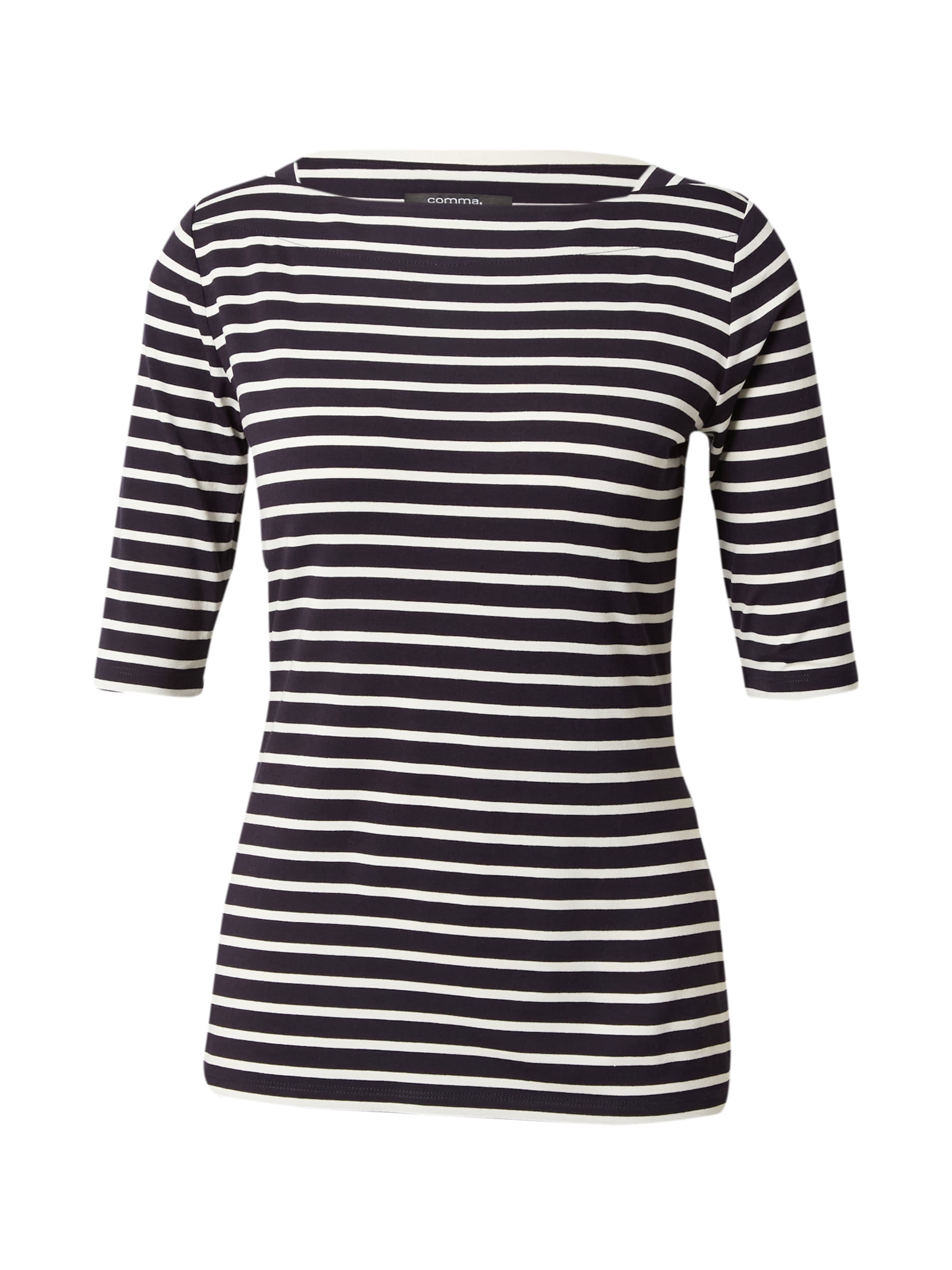 T-shirt COMMA en bleu : devant